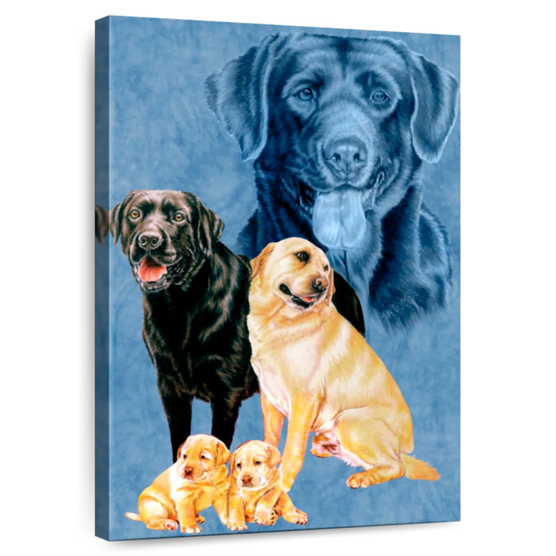 Brampton Labrador Retriever, H 12 po x l 8 po