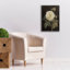 «Heirloom White Rose On Black» par Danhui Nai, art mural sur toile-1316715662
