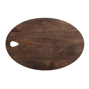 Wooden Board with Handle  Round, Wood Serving Platter