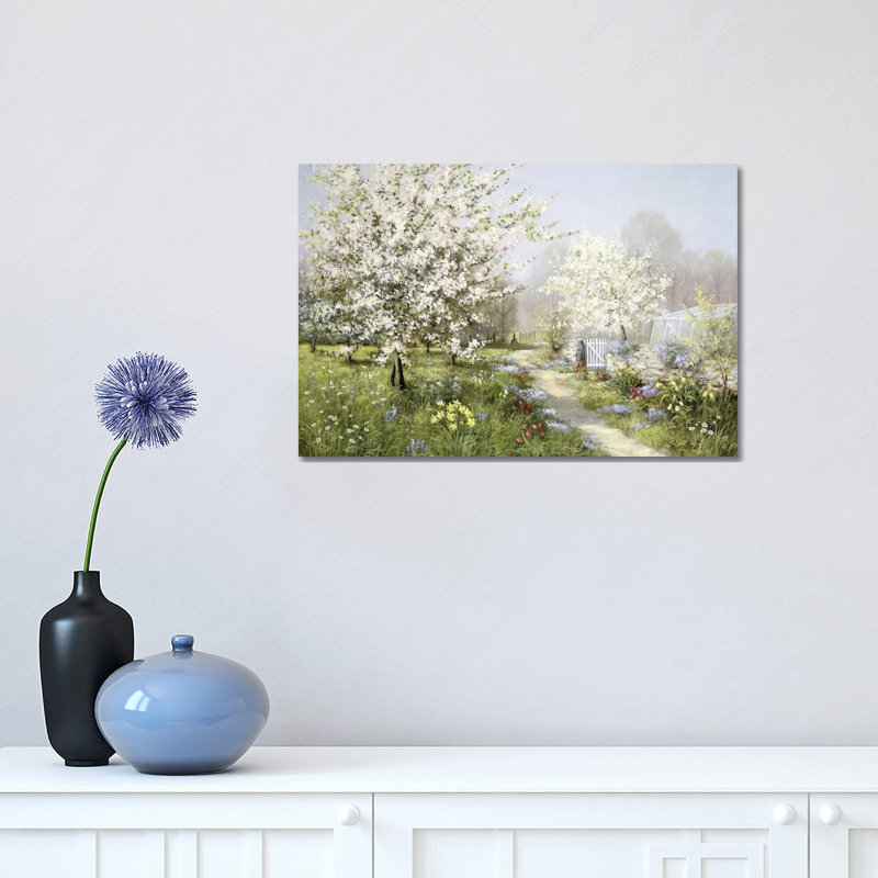 Spring Blossoms by Peter Motz - Wrapped Canvas Print, 30.48 cm H x 45.72 cm W