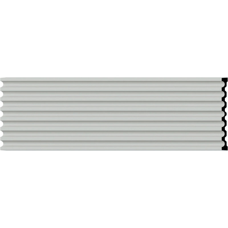 Caisson Endedathane Reeded, l 17 3/4 po x L 94 1/2 po, apprêté en usine (paquet de 2)