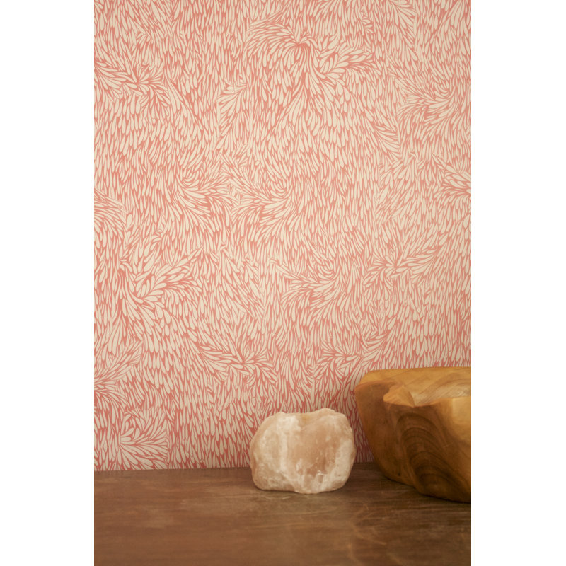 Animal Print Wallpaper Double Roll, Petal Pink