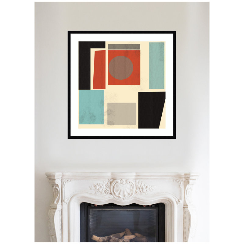 «Geometric Harmony» par The Miuus Studio, reproduction d'art encadrée