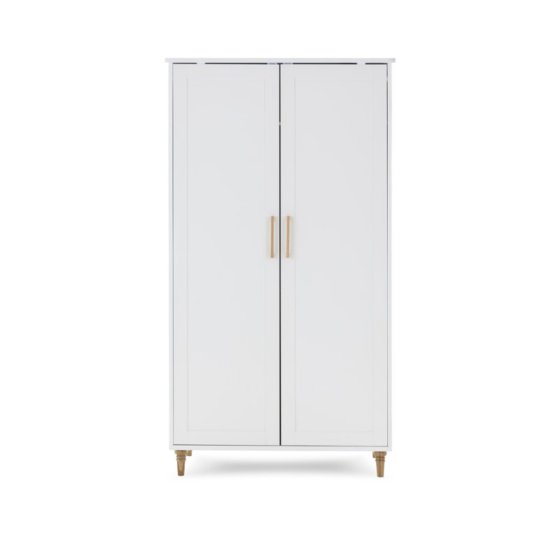 Orla Double Wardrobe - White