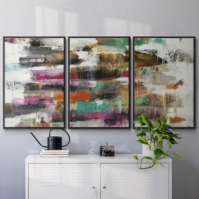 Inertia #3 - Multi Piece Framed Canvas