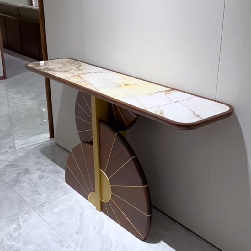 Console en bois de style moderne, H 31,5 po x l 47,2 po x P 14,9 po