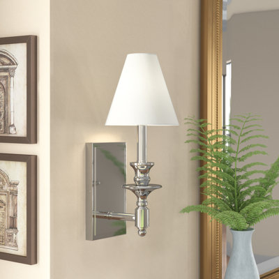  Washburn 1-Light Wall Sconce in Polished Nickel