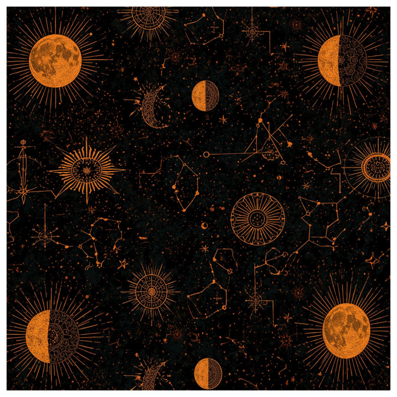 Tapis de bain Celestial Borps Constellations, L 34 po x L 21 po