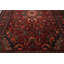 Tapis médaillon traditionnel en laine noué à la main rouge 10 pi 4 po x 15 pi 5 po Tabrija
