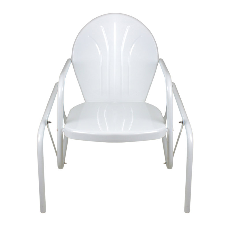 Chaise de patio d'extérieur, Blanc