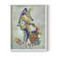 Fantastic Florals Fox, assis, reproduction encadrée - bois massif-1001001184-1001001213