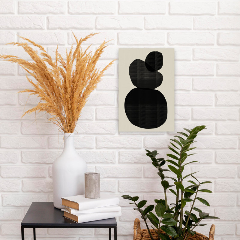 Contemporary Art Abstract Contemporary Wall Art by Cartissi - Wrapped Canvas Print, 30.48cm H x 20.32cm W