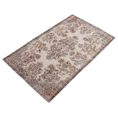 Kalii One-of-a-Kind 5'3" x 8'6" 2000s Rectangle Wool Area Rug in Beige
