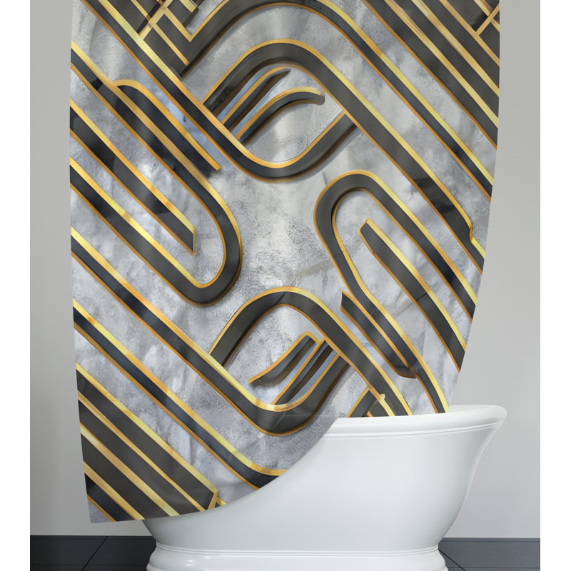 Rideau de douche Biyron, H 93 po x l 70 po