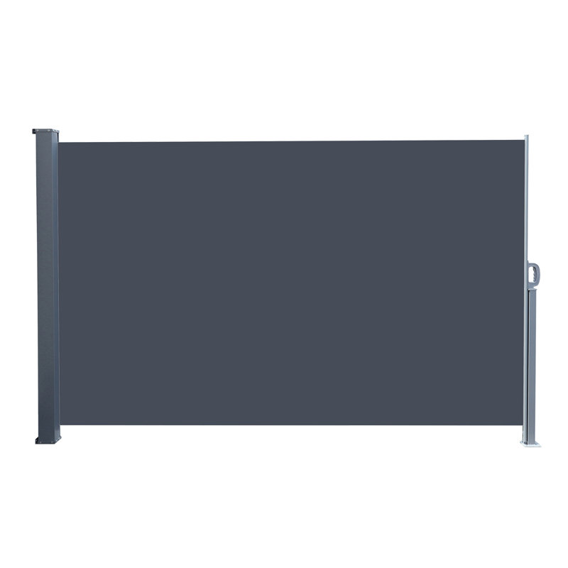 Auvent plat 118 po gris, H 63 po x l 118 po x P 63 po