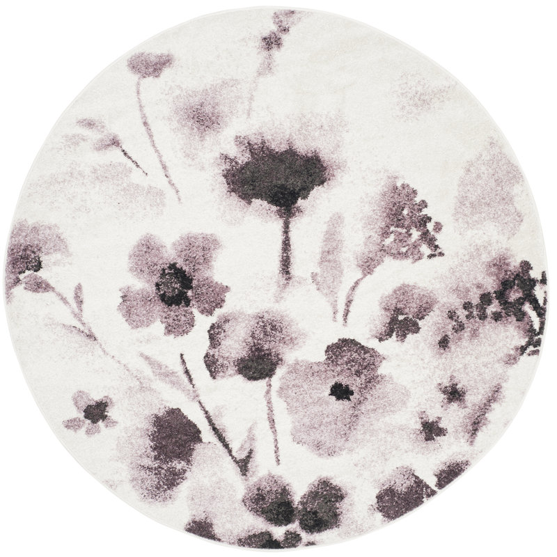 Tapis floral Adirondack Performance, Rond 4 pi