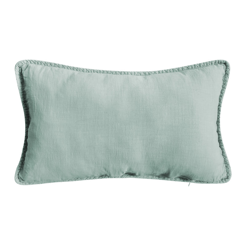 Coussin en coton Carson, Menthe