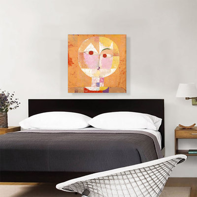 "Senecio - Prochainement, 1922" par Paul Klee - reproduction d'art sur toile tendue