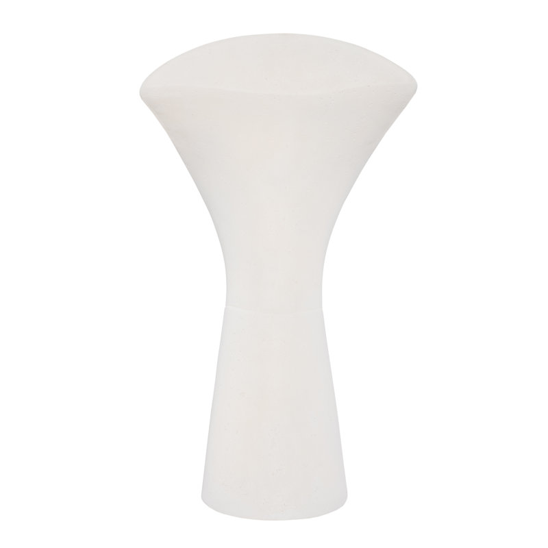 Cycladic Head, Sculpture, Triangle, White Stone
