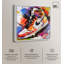 «Bright Bold Splash Sneaker», impressions sur toile par Art Remedy-110315178-110315184-110315193