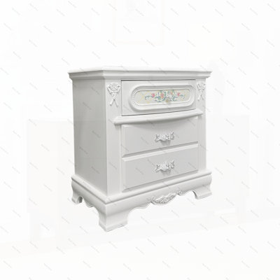 Sauval 2-Drawer Nightstand in White