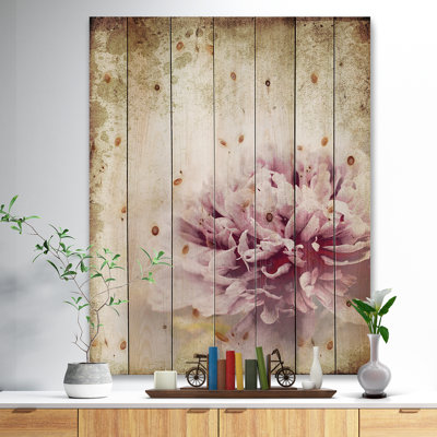 «Pink Peony in Vintage Style», impression