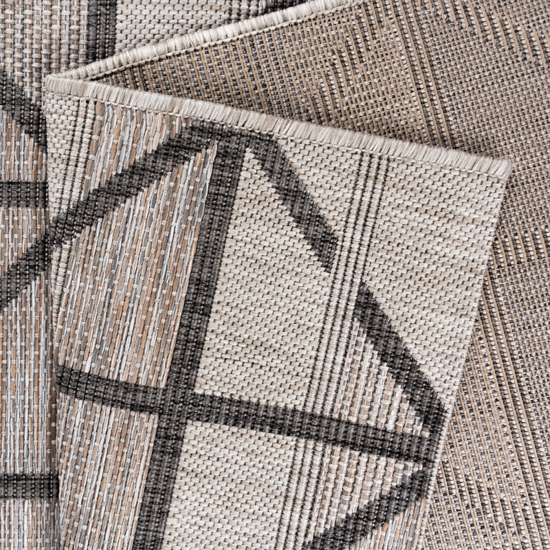 Magic Geometric Flatweave Indoor / Outdoor Area Rug, Rectangle 160 x 230cm