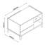 Vittoria Four Leg Coffee Table with Storage
