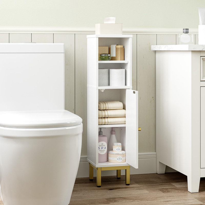 Armoire de rangement pour salle de bain, Blanc