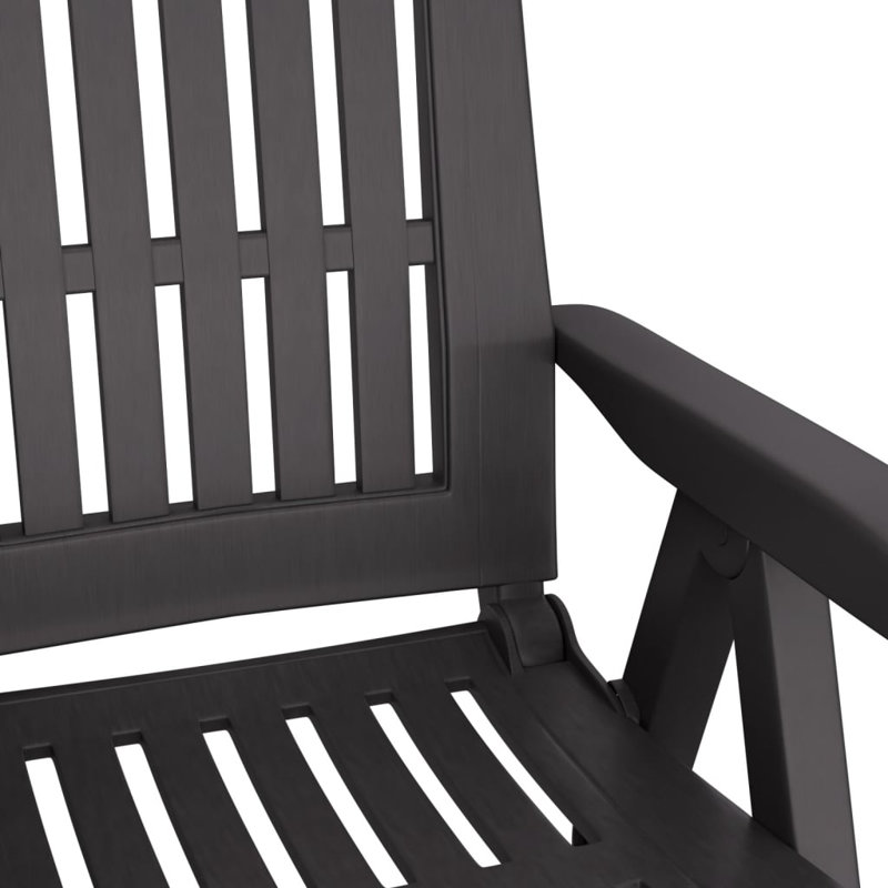 Chumley Patio Dining Armchair, Anthracite