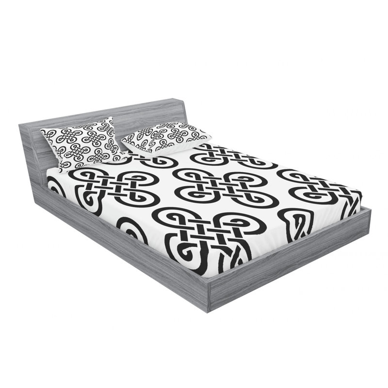 Microfiber Sheet Set, Queen Sheet Set + Fitted Sheet + 2 Pillowcases