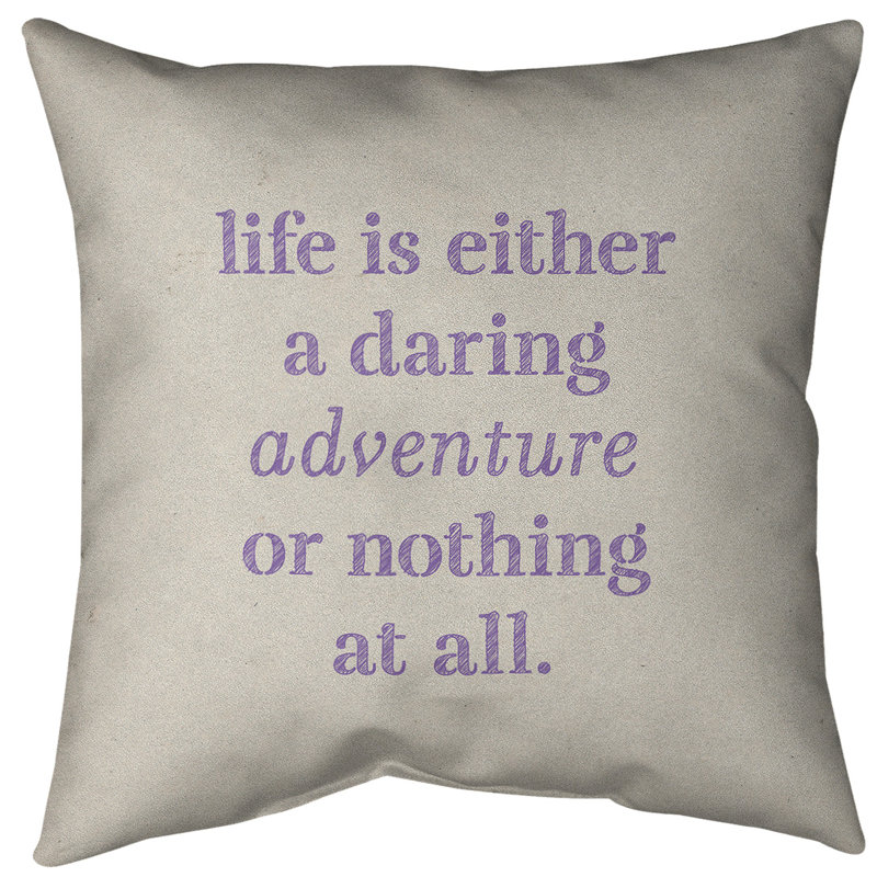 Coussin de sol, 36 po x 36 po, Blanc / Mauve