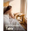 Table d'appoint en teck avec rangement Adirondack