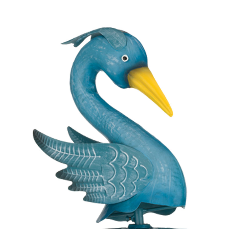 Bird Spinner Stake - Heron