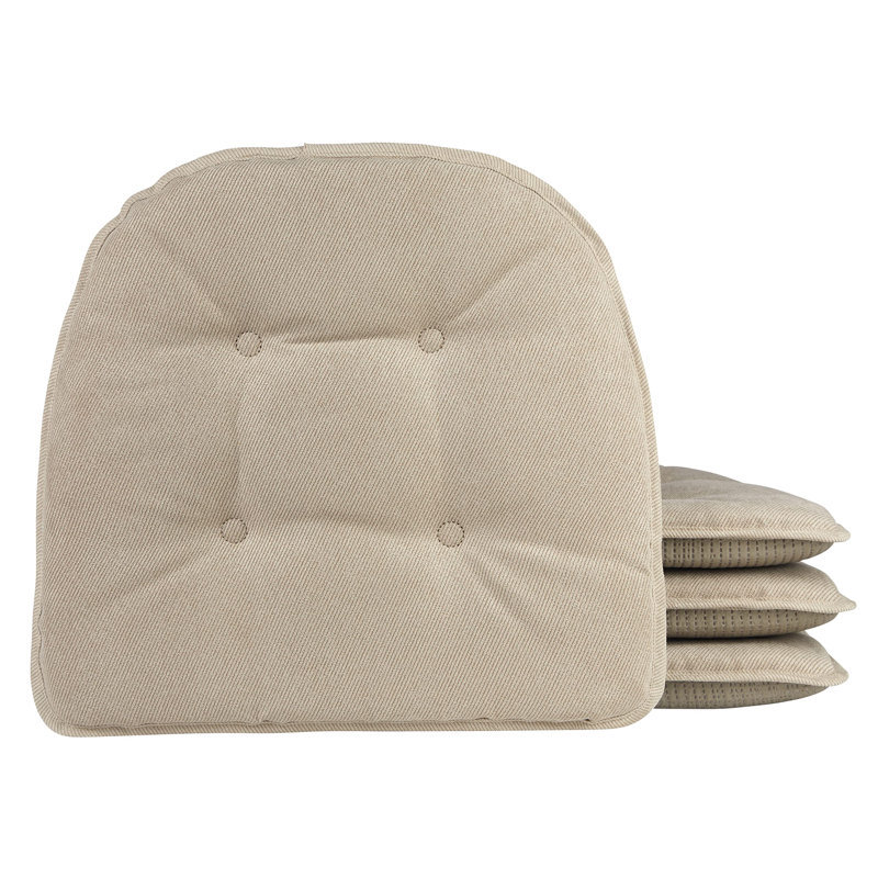 Coussins de salle à manger et de cuisine antidérapants de 16 po x 15 po x 2 po, Pierre