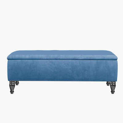 Lisbon Ottoman Bench with Storage, End of Bed Bench, Rectangle Coffee Table, Upholstered Footstools
