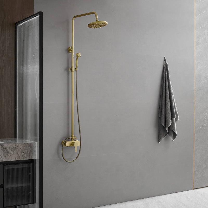 Système de douche complet, Bronze antique