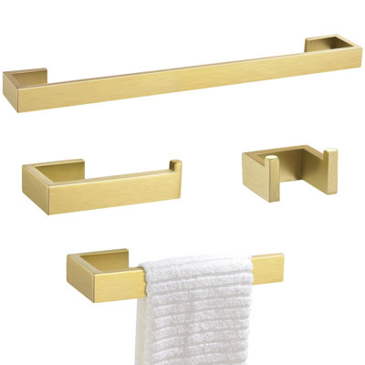 Ensemble de 4 accessoires de quincaillerie de salle de bain