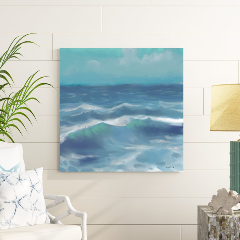 Vagues océaniques II, H 36 po x l 36 po x P 1,25 po