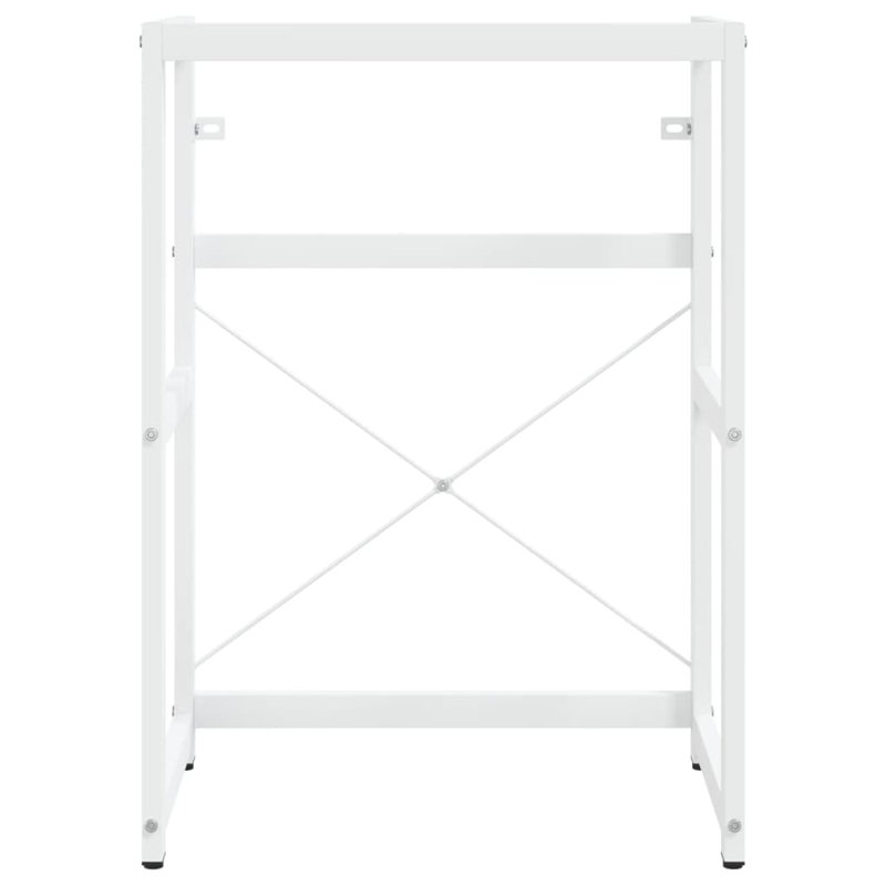 Harjot 590mm Single Bathroom Vanity with Drop In Basin, White