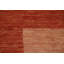 Tapis orange en laine noué à la main de conception unique 5 pi 7 po x 7 pi 11 po Newly Allyssa