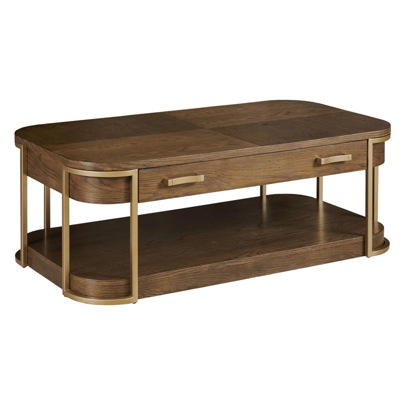 RECTANGULAR COFFEE TBL W/CASTERS