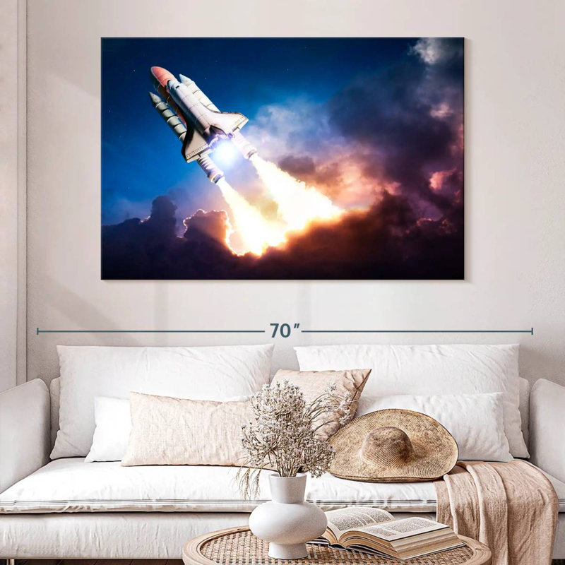 Oberle Mission To Space, 34" H x 51" W