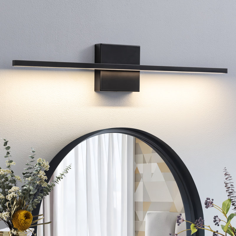 24'' Felecie Dimmable LED Bath Bar, Matte Black