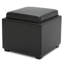 Stone Vegan Leather Storage Cube-33936106