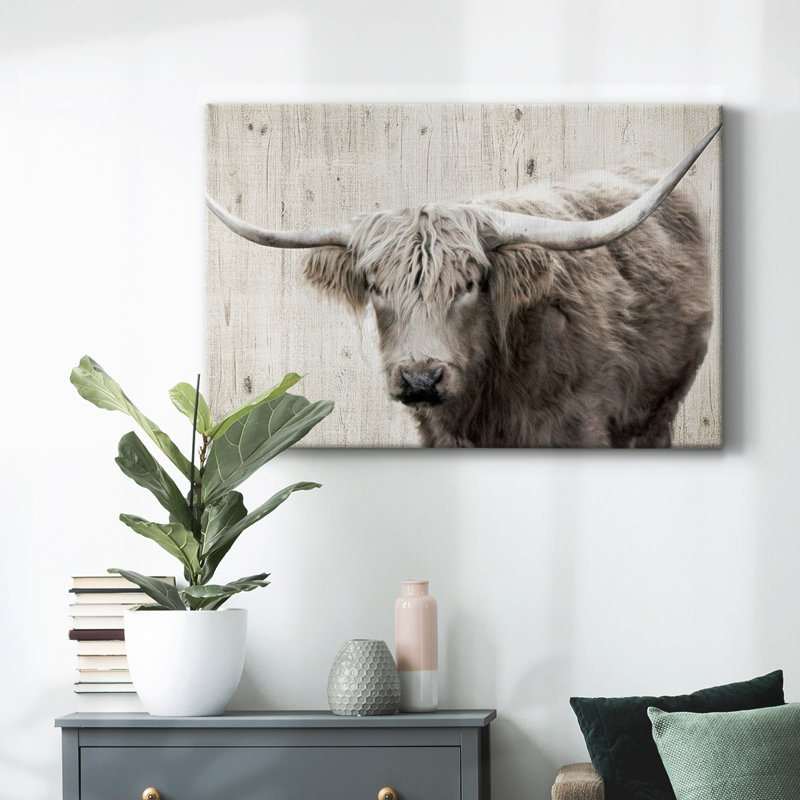 Toile tendue Longhorn, H 18 po x l 27 po