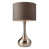 Satin Nickel Base/Grey Shade selected
