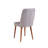 Extendable Dining Table & Chairs Set (4 Pieces), Walnut & Soho Color, 51.2 x 30.3 x 31.5 inches | 100% Melamine Coated Particle Board, Velvet Fabric Chairs, Hornbeam Legs | Perfect for Family Gatherings & Dining Rooms, Classic Design-1120738706-1120570571