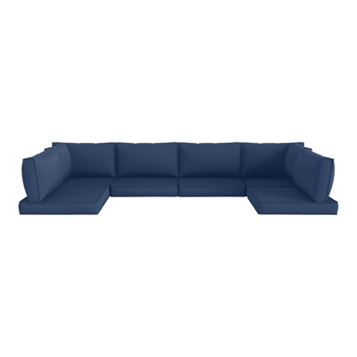 14-Piece Outdoor Sectional Cushions Set, Seat Cushions with Zippered Covers for Patio Furniture