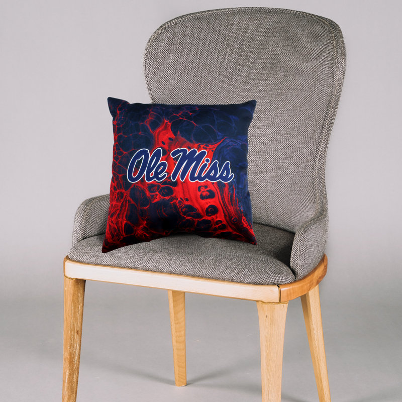 NCAA Reversible Throw Pillow, Ole Miss Rebels